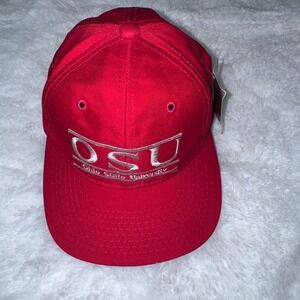 Vintage OSU Ohio State University The‎ Game Hat Baseball Cap Red Adult NEW